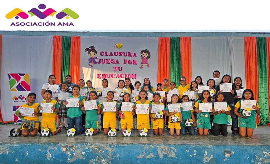 Asociación AMA culmina con éxito el programa «Juega por tu Educación» en 4 escuelas de San Luis y Poptún, Petén.